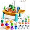 NIPLOOOW Water Table for Toddlers 3-5, Play Sink with Electric