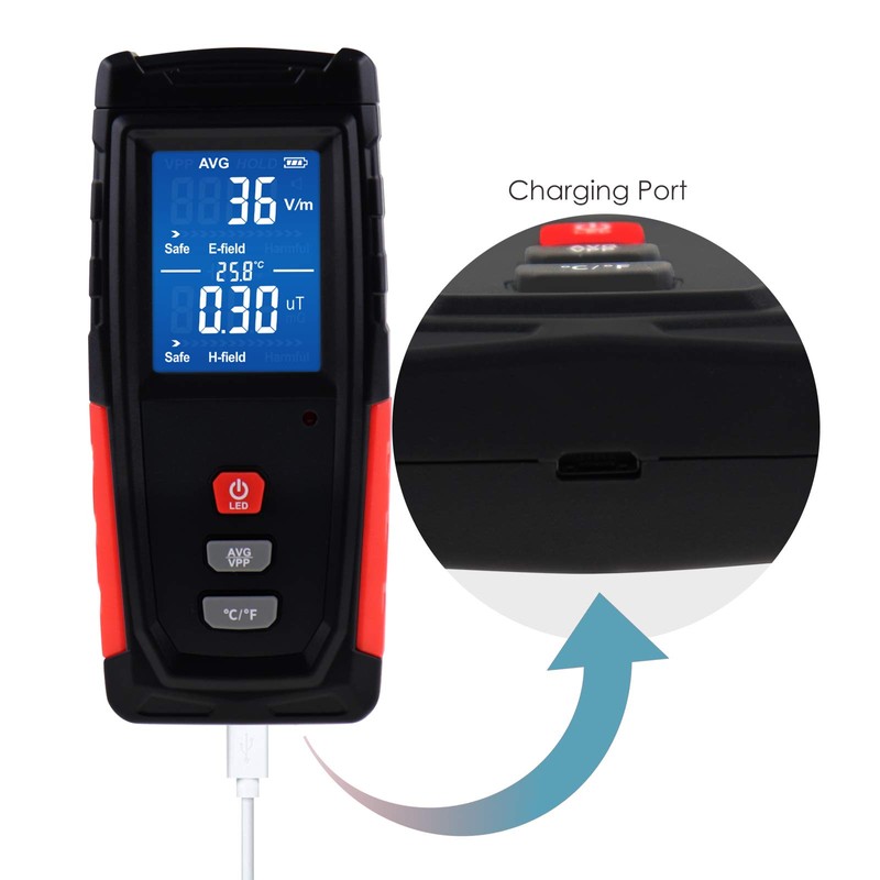 Gain Express Electromagnetic Wave Meter, EMF Meter, Electromagnetic Field Radiation,