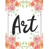 Art: 100 Pages College Ruled 8.5 x 11 Notebook -