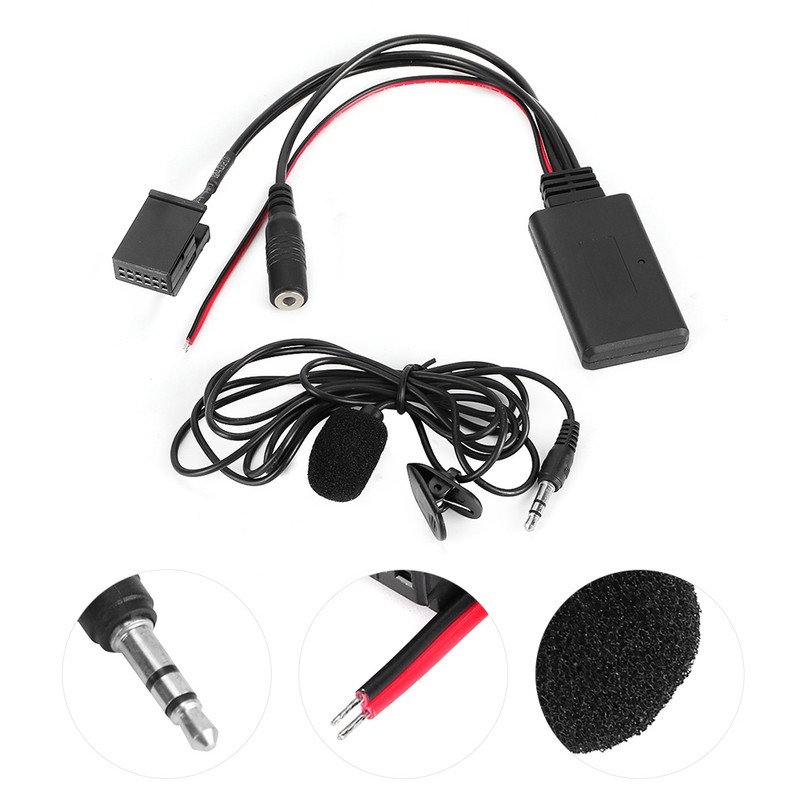 AUXIN Audio Cable Adapter Car Stereo Bluetooth Microphone Fit for