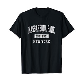 Massapequa Park New York NY Vintage Sports Established Desig T-Shirt