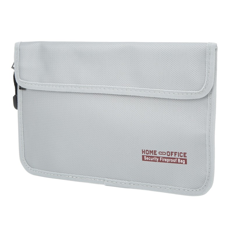 Fireproof Document Bag Waterproof and Fireproof Money Bag with Dual