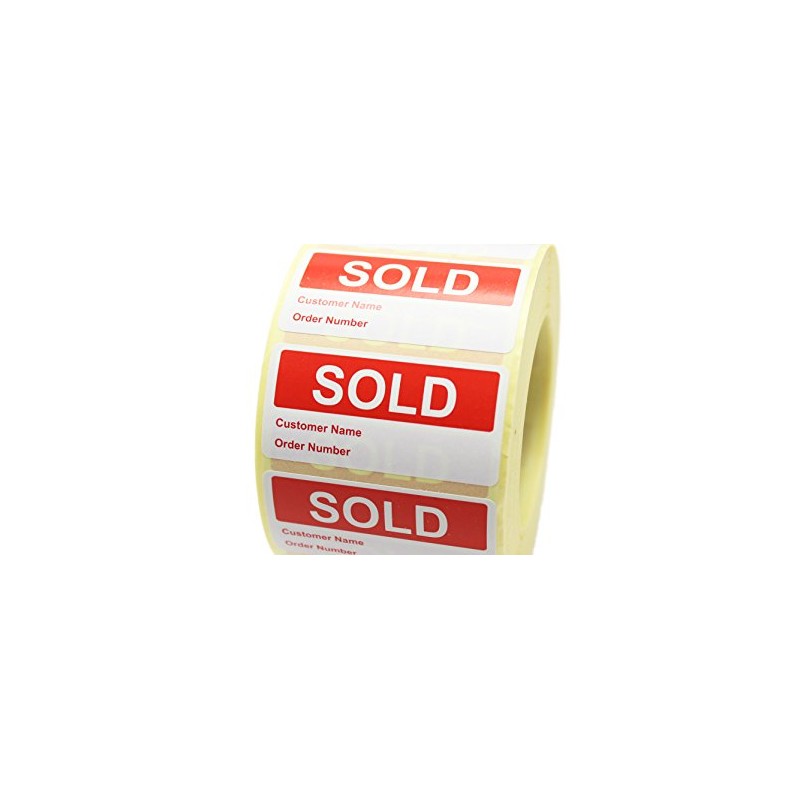 Label Metrics - 1,000 - Sold Labels/Stickers - with Customer