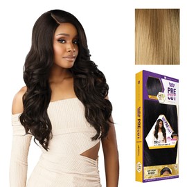 Sensationnel Butta Lace Precut Wigs - Unit 17 Glueless Extra Wide 5 Inch Deep Parting Synthetic Pre Tweezed Smaller Knot Hairline (DIRTYBLONDE)