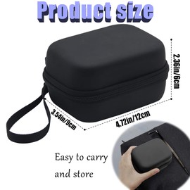 Braleto Hard Carry Bag for Bitzee Digital Pet, Carry Bag for Bitzee Interactive Toy Digital Pet and Case, Travel Protective Hard Bag with a Wrist Strap (Bag Only)