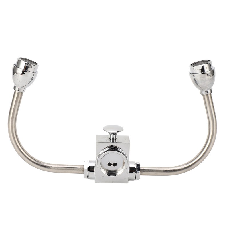 Faucet Mounted Eyewash Station Double Nozzle Emergency Eye Wash Unit