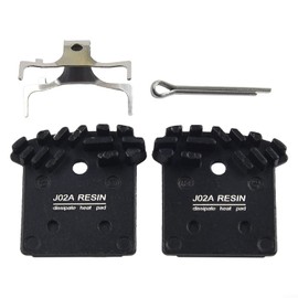 1 Pair J02A Disc Brake Pads with Resin Cooling Fins Bicycle Disc Brake Pads Replacement Parts Fits SLX for XT for XTR M8000 Series Model