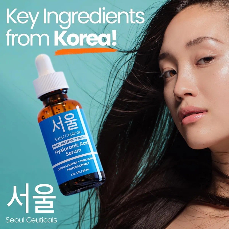 Suero Coreano De Acido Hialuronico Mixto Para Hidratacion