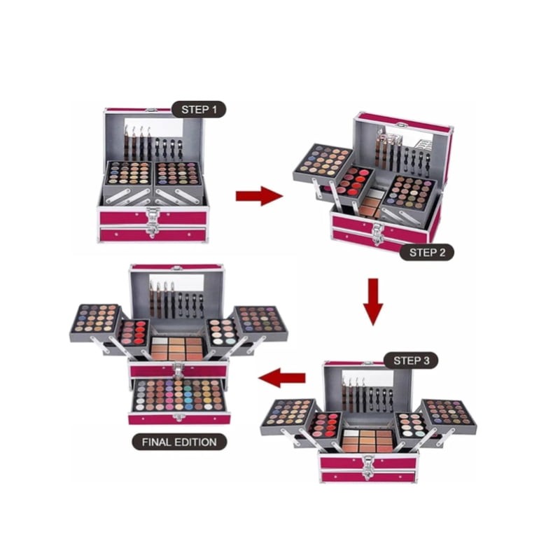 Caja De Maquillaje Femenino Integrado De 132 Colores