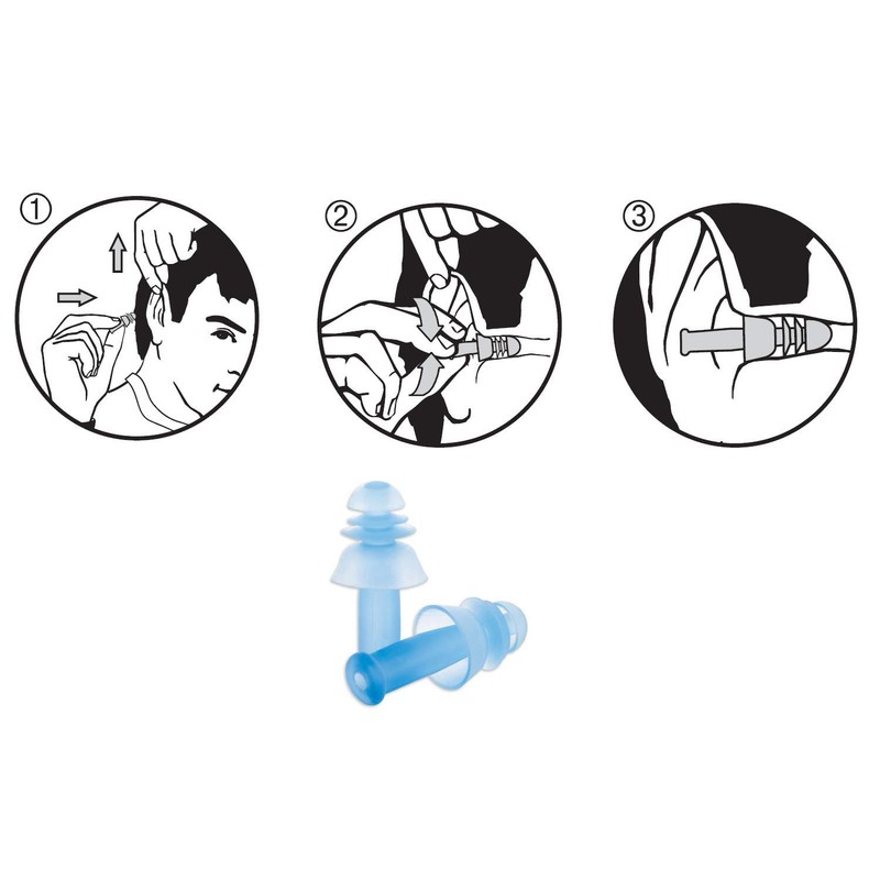 SwedSafe Ear Plugs for Musicians and Swimmers - Concert and