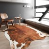 DweIke Premium Faux Cow Hide Rug Cowhide Area Rug, 6.2
