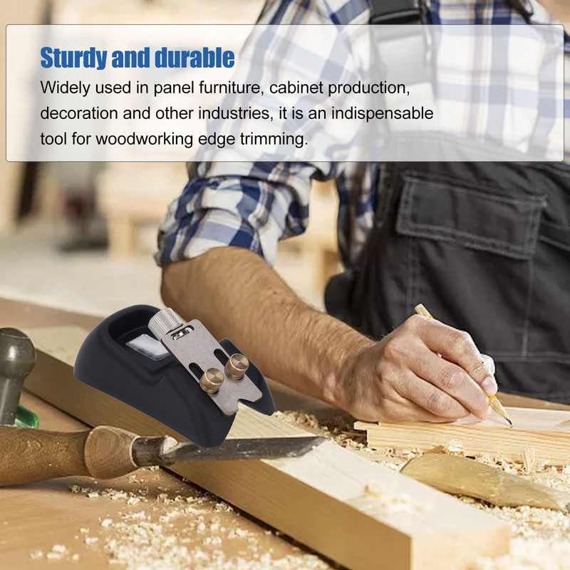 Woodworking Edge Trimmer Robust Right Angle Rounded Corner Manual Edge