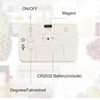 Fridge Thermometer, 2 Pack Digital LCD Display Refrigerator Thermometer Readable
