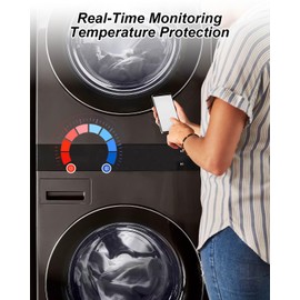 TIKSCIENCE D511412 Dryer Thermal Fuse Fit for LG Refrigerators Washers Dryers WM4000HWA DLEX3900W LFXS26973D Replace D511412 D518542 511412 AP3158820 D518649, Thermal Fuse Replacement