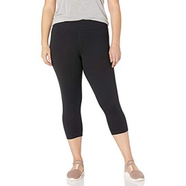 Just My Size Active Plus Size Capri Leggings, Stretch Jersey Capri Pants