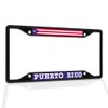 Fastasticdeals Metal Insert License Plate Frame Puerto Rico Flag F