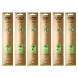 Gonesh Classic No.7 Incense Sticks, Pack of 20, Set of 6