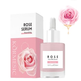 Rose Facial Oil,Instant Face Firming & Plumping,Rose Anti Aging Face Moisturizer,Hyaluronic Acid Serum for Face,Antioxidant Firming Night Serum for face,Improve Dull Skin & Soft Skin Tone-30ml