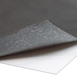 Exactly Rubber - Black Silicone Sheet with PSA Adhesive, 60A Durometer Rubber Mat, Gasket Material, -80 to 450°F Temperature Resistance, 350% Elongation Rubber Sheet, Made in The USA, 1/16 x 9” x 24”