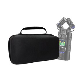 Kimyoaee ZOOM H5studio EVA Storage Case with Net Pocket, Elastic Fastening Belt and Handle for Recorder Protection