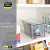 Smart Design Pull-Out Stackable Storage Bin - XS - 13.7"