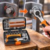 38-in-1 Ratchet Screwdriver Set – Labor-Saving Multipurpose Hand Tool Kit