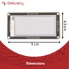 AZDelivery ePaper E-Ink Display Module, 2.9 Inches, 296 x 128