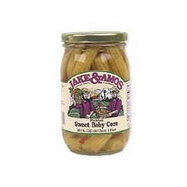 Jake & Amos Pickled Sweet Baby Corn - 16 Ounce