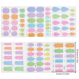 NICENEEDED Fiberglas Nagelverlängerungsset Nagelverlängerung Seide Fiberglas 6 Nagelformen DIY Nagelspitzen Werkzeug Zubehör Set Für UV Gel Nägel Kunst Zuhause Salon