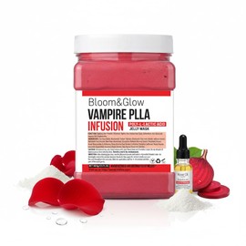 BloomGlow- Mascarilla profesional de gelatina de Vampire PLLAMascarilla Facial Vampiro PLLA, Piel Radiante. 650 gramos                                