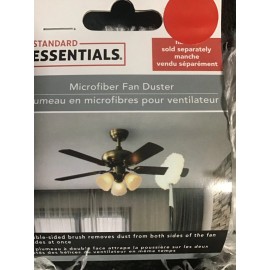 Standard Essential Microfiber Ceiling Fan Double Sided Duster 12” x 11”  Handle Cobwebs NEAT CLEAN