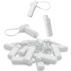 Security Tags with Lanyard, 100pcs Hard Tags Reusable Clothing Tag