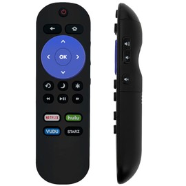 101018E0011 Replacement Remote Control Applicable for Element Roku TV E4SW5518RKU E4SW6518RKU E4SW5017RKU E2SW6518RKU E4SC5018RKU E4SC4018RKU