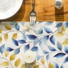 Leaves 210 GSM Summer Table Runner, Seasonal Spring Kitchen Dining