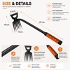 2-in-1 Garden Weeding Tool for Soil Care – Stainless Steel