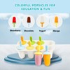 Miaowoof Silicone Popsicles Molds for Toddlers, 8-Cavity Non-BPA Premium Silicone