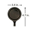 Haute Decor Attract Pinch-Free Magnetic Wreath Hanger (Oil-Rubbed Bronze)