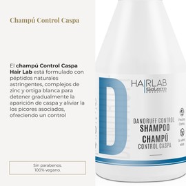 SALERM - Anti-Dandruff Shampoo - Shampoo Against Dandruff Hair Lab - 300 ml - Slows Dandruff Formation - Relieves Irritation and Itching of the Scalp - Paraben-Free