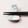 S-86131 Chopsticks, Dishwasher Safe, Natural Wood, Chopstick Rest Set, 9.1
