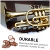 25 Pcs Professional Leather Tenor Saxophone Pads - High-Quality Brown