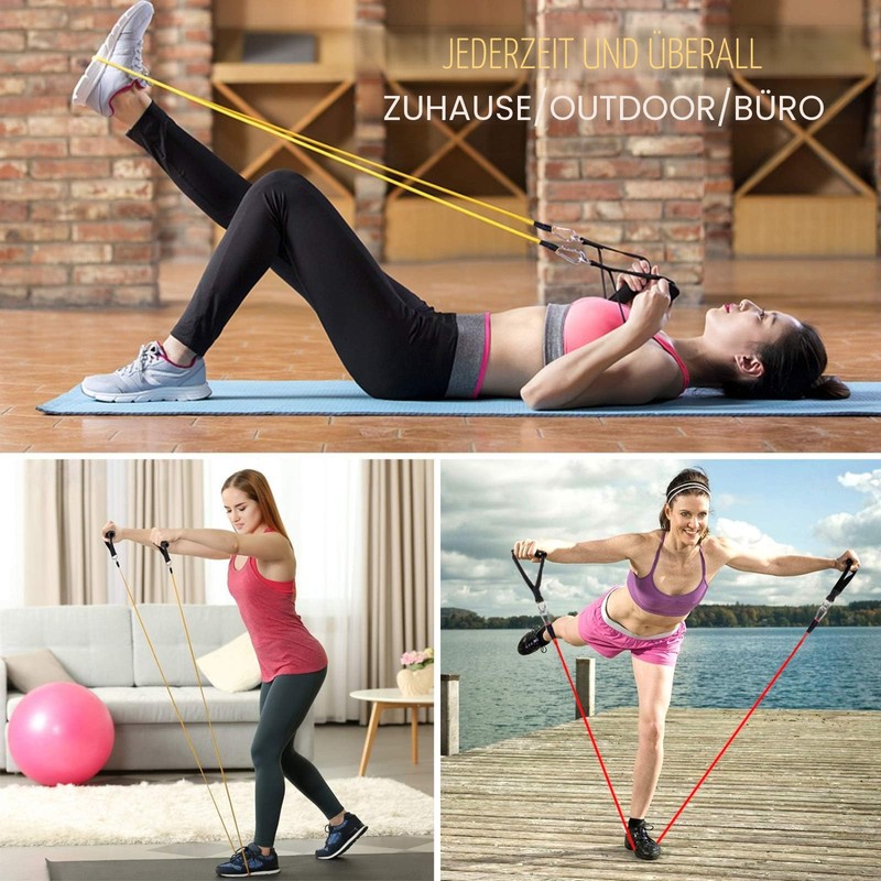 AGM Resistance Bands Set, Exercise Rubber Bands with Handles for