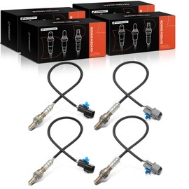 A-Premium - Sensor de oxígeno O2 compatible con Kia Optima 2006-2010, Rondo 2007-2010 y Hyundai Santa Fe 2007-2009, 2.7L, Upstream y Downstream, juego de 4 piezas, reemplazar # 3921037190, 3921037510