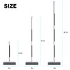 Floor Scrub Brush with Long Handle, Heavy-Duty Stiff Bristles, V-Shape