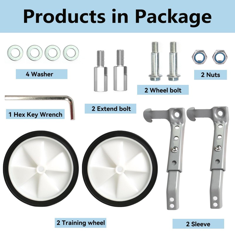 MIDOGAT Bicycle Training Wheels, Training Wheels for 20 inch Bike,