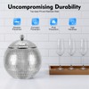 ERAAND 0.4 gal Disco Ice Bucket Set,Removable Double Insulated Ice