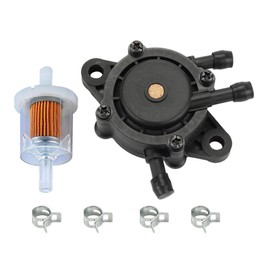 Hipa 49040-7001 Fuel Pump + 49019-0027 Fuel Filter for Kawasaki FH381V FH430V FH451V FH500V FH531V FH541V FH580V FH601D FH601V FH641D FH641V FH661V Engine Lawn Mower