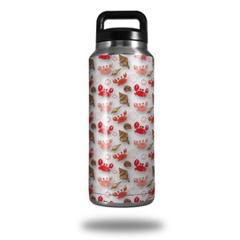 WraptorSkinz Skin Decal Wrap for Yeti Rambler Bottle 36oz Crabs and Shells White (YETI NOT INCLUDED)