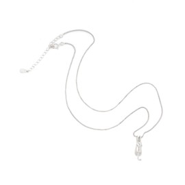 Wrapables® 925 Sterling Silver Plated Cute Hanging Cat Pendant Necklace