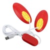 Shoe Dryer Red with Timer Ceramic Heater Deodorizing Function Fast