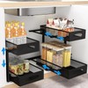 Under Sink Organizer, 2 Tier Pull out Cabinet Organizer Baskets